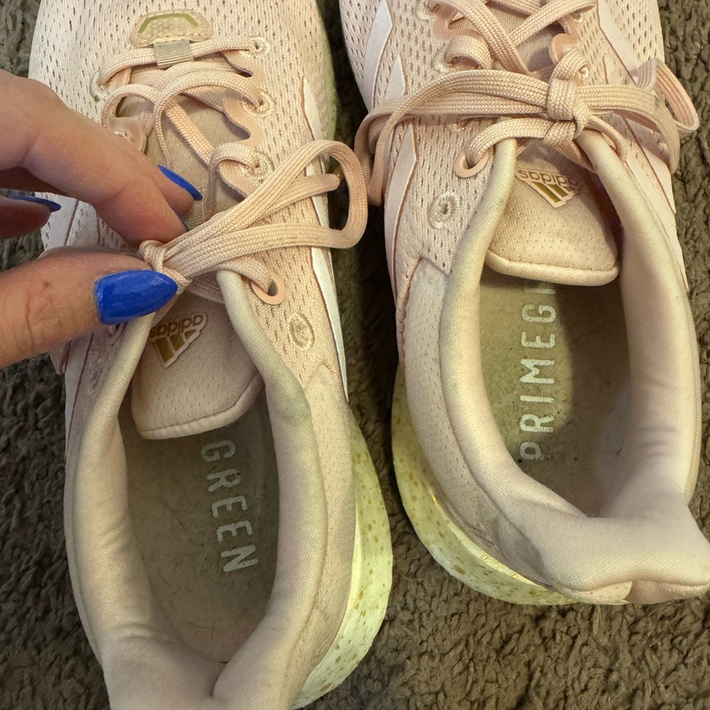 Adidas Pure boost 21 Blush Pink Running Sneakers Shoes Size 9 - Picture 8 of 10